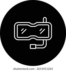 Snorkel vector icon. Can be used for printing, mobile and web applications.