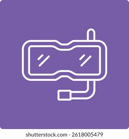 Snorkel vector icon. Can be used for printing, mobile and web applications.