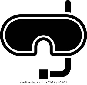 Snorkel vector icon. Can be used for printing, mobile and web applications.