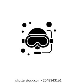 Icono de buceo o diseño de logotipo Ilustración vectorial de símbolo de signo aislado - icono de Vector de estilo de línea de alta calidad adecuado para diseñadores, desarrolladores web, pantallas y Sitios web