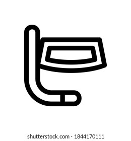 snorkeling icon or logo isolated sign symbol vector illustration - high quality black style vector icons
