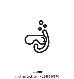 snorkeling mask icon, design inspiration vector template for interface and any purpose