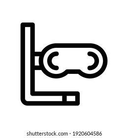 snorkeling mask icon or logo isolated sign symbol vector illustration - high quality black style vector icons
