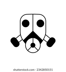 Snorkelling vector icon which can easily modify or edit

