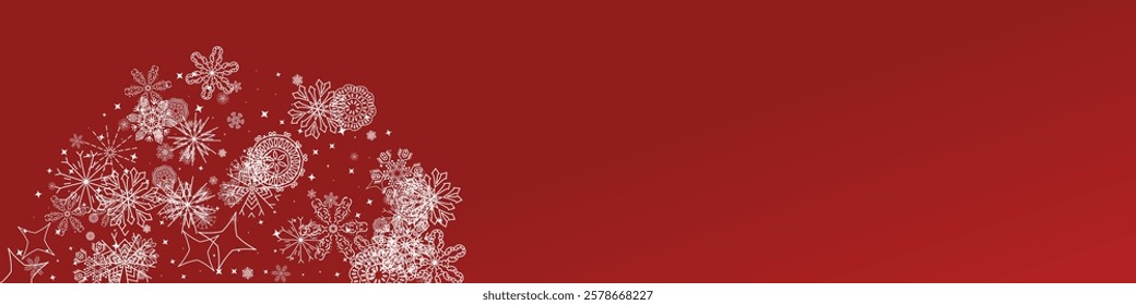 Snow abstract background in 3d style on transparent background. Abstract blue backdrop. Snowy pattern. Vector banner. Christmas light effect. Wave abstract pattern. White Stars Elements for Border