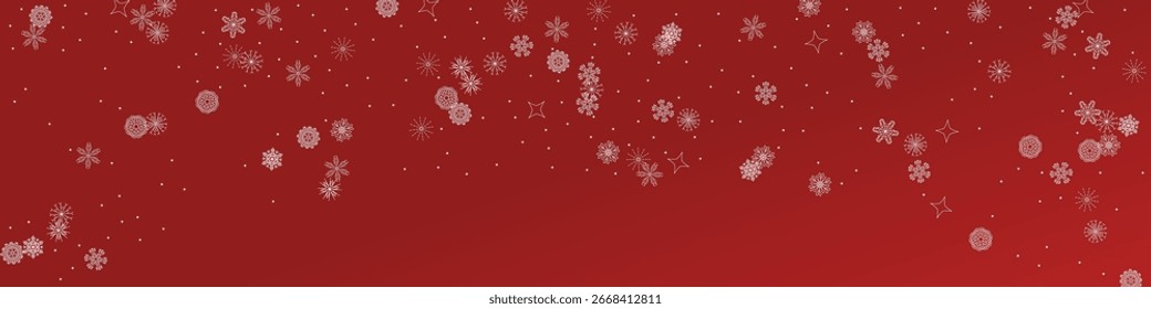 Snow abstract background in 3d style on transparent background. Abstract blue backdrop. Snowy pattern. Vector banner. Christmas light effect. Wave abstract pattern. White Stars Elements for Border