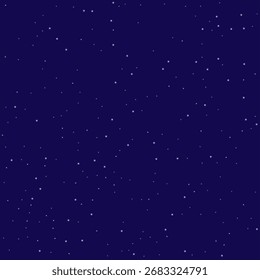 Snow abstract background in 3d style on transparent background. Abstract blue backdrop. Snowy pattern. Vector banner. Christmas light effect. Wave abstract pattern. White Stars Elements for Border