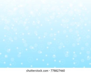 snow abstract Vector background with bokeh defocused lights concept design ,Backdrop Vector bokeh circle light and star on background for holiday and festival.