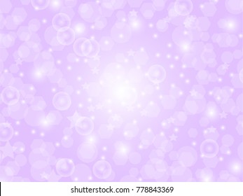 snow abstract Vector background with bokeh defocused lights concept design ,Backdrop Vector bokeh circle light and star on purple background for holiday and festival.