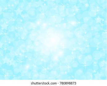 snow abstract Vector background with bokeh defocused lights concept design ,Backdrop Vector bokeh circle light and star on rose colored background for holiday and festival.