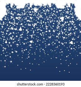 A snow background for artwork compositions