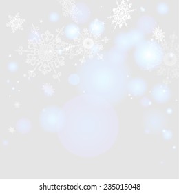 Snow background for holiday card, design, invitation and so on.