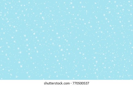 Snow Background. Snowfall vector illustration.