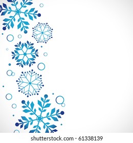 snow background, vector illustration