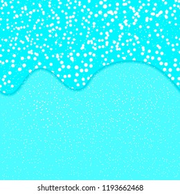 Snow Background. Vector illustration. Snowfall in paper cut style.