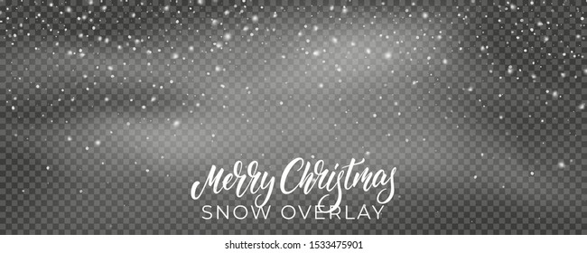 Snow background. Winter Christmas snowstorm blizzard. Snowfall, snowflakes banner
