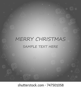 Snow background. Winter silver background. Christmas. Vector.