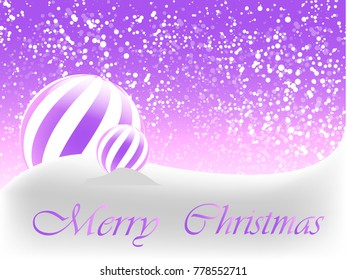 Snow ball Background