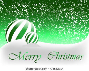 Snow ball Background