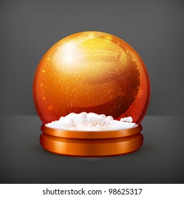 Snow ball, vector