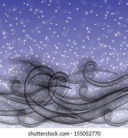 snow blizzard