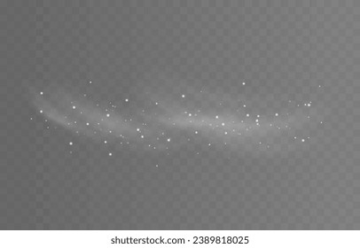 Snow blizzard, vector snow background. Snow png. Snowflakes, snowfall. White snowflakes fly in the air. Snow flakes. Christmas background.