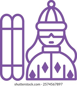 Snow Board Element For Design Graphic