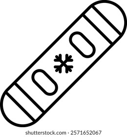 Snow Board vector icon. Can be used for printing, mobile and web applications.
