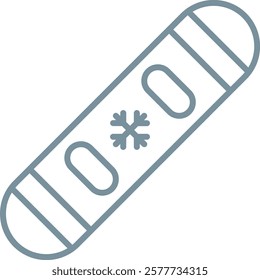 Snow Board vector icon. Can be used for printing, mobile and web applications.