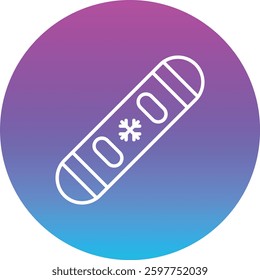 Snow Board vector icon. Can be used for printing, mobile and web applications.