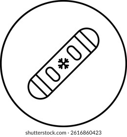 Snow Board vector icon. Can be used for printing, mobile and web applications.
