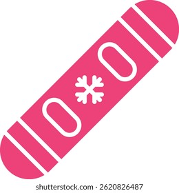 Ícone de vetor do Snow Board. Pode ser usado para impressão, aplicativos móveis e da Web.