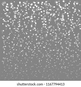 Snow bokeh background. Vector EPS10.