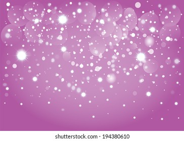 Snow bokeh background. Vector EPS10.