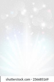 Snow bokeh background. Vector EPS10.