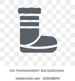 Snow Boot icon. Snow Boot design concept from Winter collection. Simple element vector illustration on transparent background.