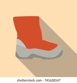 Snow boot icon, vector illustration design. Winter collection.