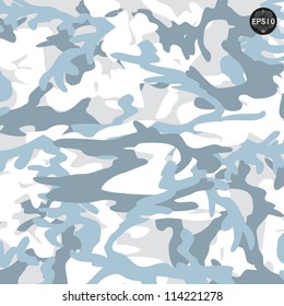 Snow Camouflage Pattern Vector Stock Vector (Royalty Free) 114221278 ...