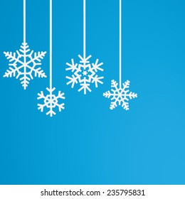 Snow card design  Vector illustration