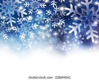 Snow Christmas background