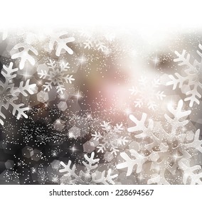 Snow Christmas background
