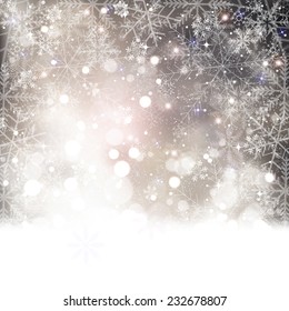 Snow Christmas background