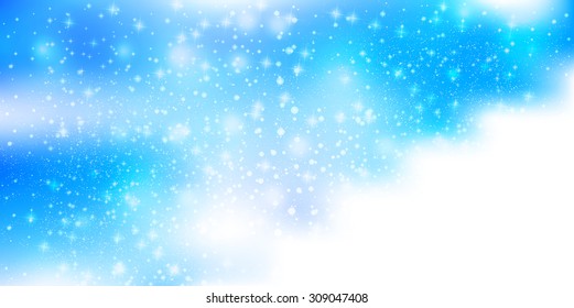 Snow Christmas background
