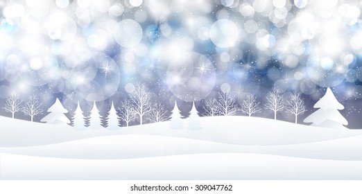 Snow Christmas background