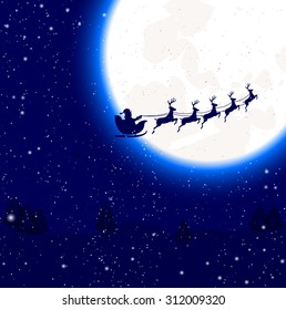 Snow Christmas background