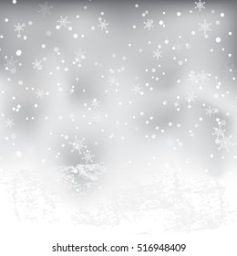 snow  christmas  backgrounds.  vector illustration. 