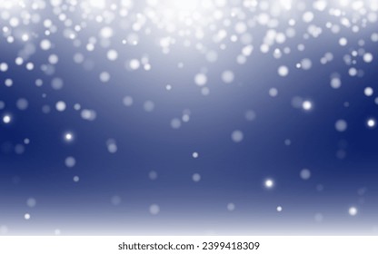 Snow Christmas bokeh soft light abstract backgrounds, Vector eps 10 illustration bokeh particles, Backgrounds decoration