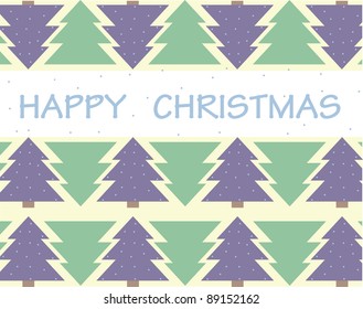 Snow Christmas card