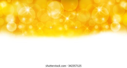 Snow Christmas light background