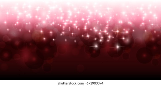 Snow Christmas light background
